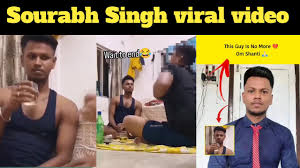 saurabh singh viral video, sourav singh drunk, drinking boy viral video