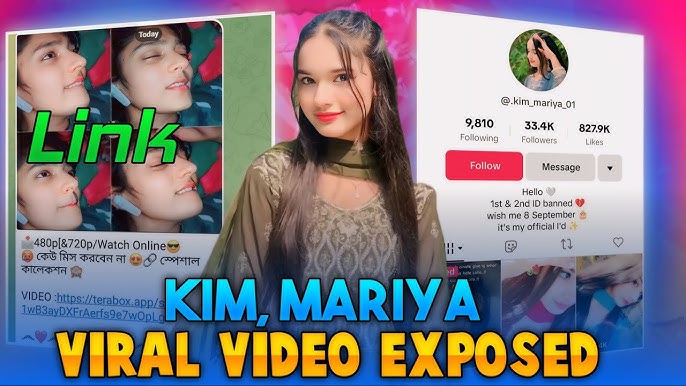 kim Mariya Original YouTube Viral Video Link , Kim Mariya Full Viral Video Link Download